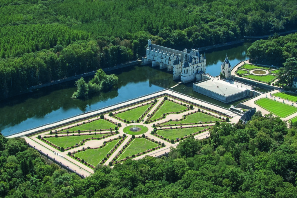 ©Marc Jauneaud - Vue jardin de Diane de Poitiers