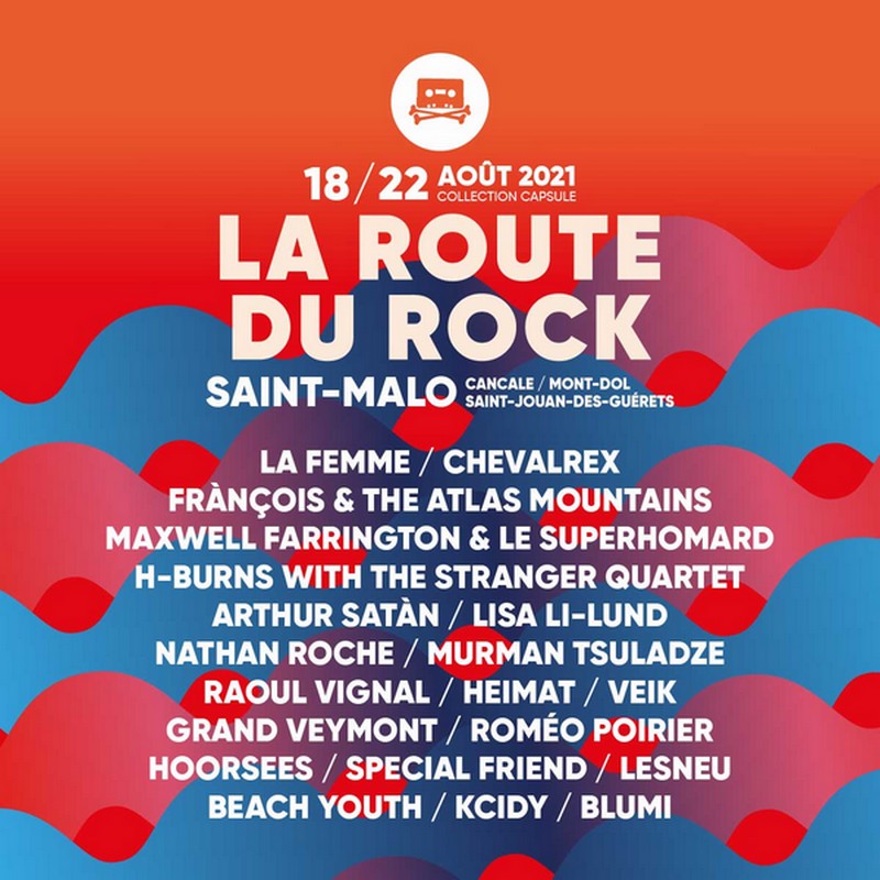 affiche la route du rock collection capsule 2021