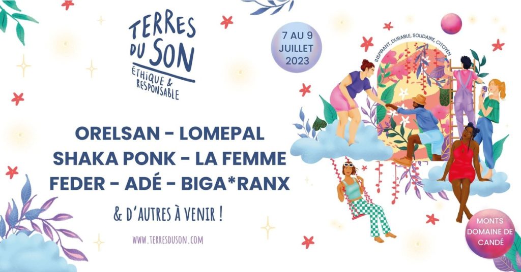 affiche festival tours terres du son