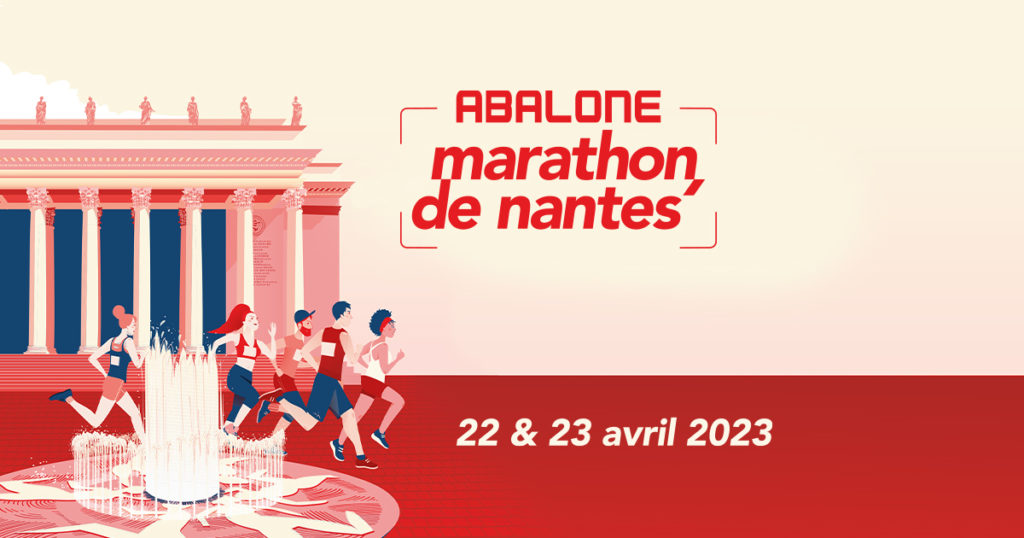 affiche marathon de nantes abalone 2023