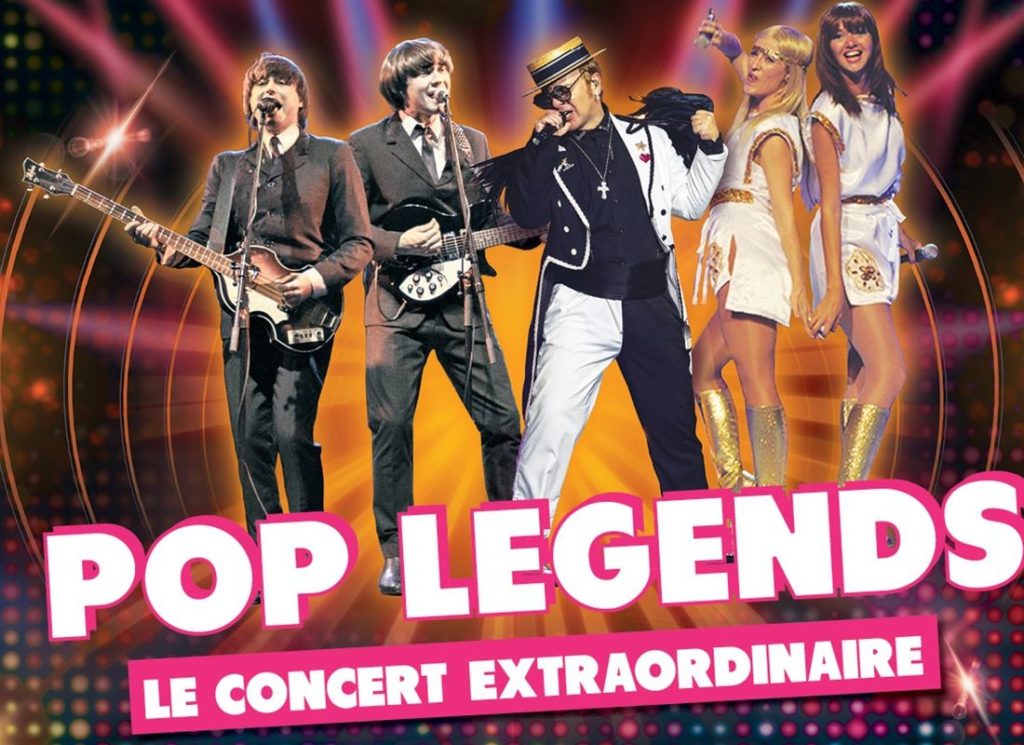 affiche 2023 pop legend concert beatles elton john abba