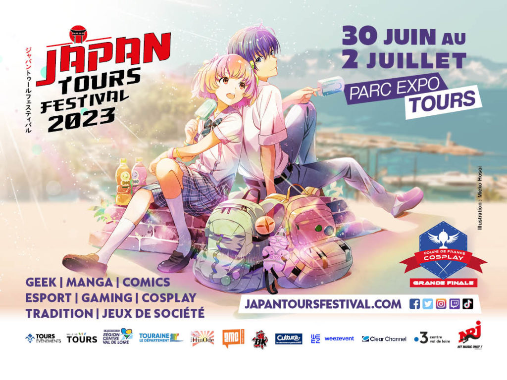 affiche événement culturel japan tours festival