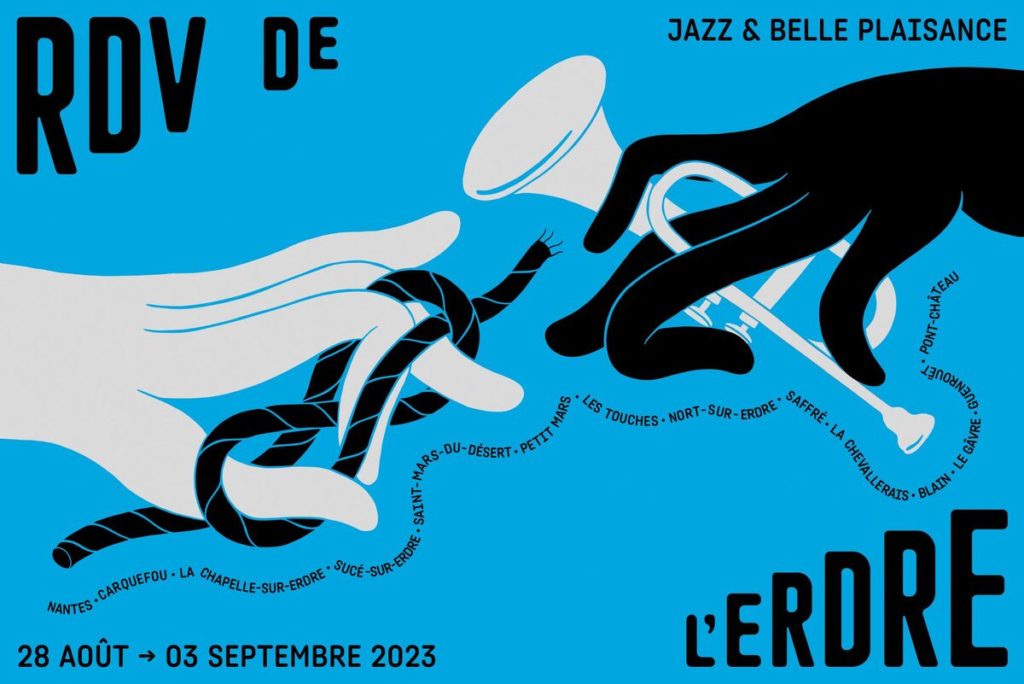 affiche 2023 festival jazz les rendez-vous de l'erdre