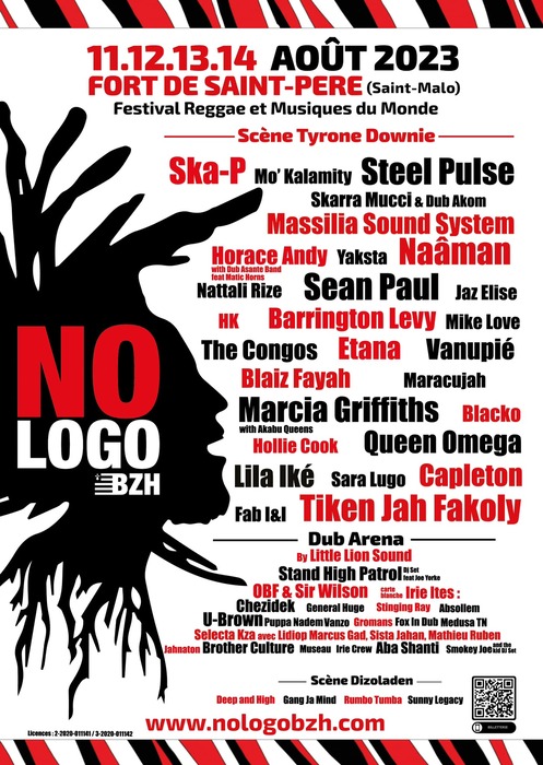 affiche programmation no logo festival saint malo 2023