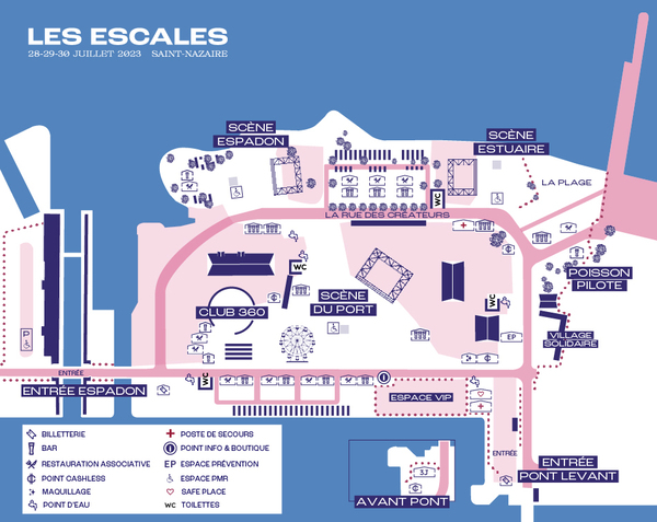 plan scènes musicales les escales saint nazaire