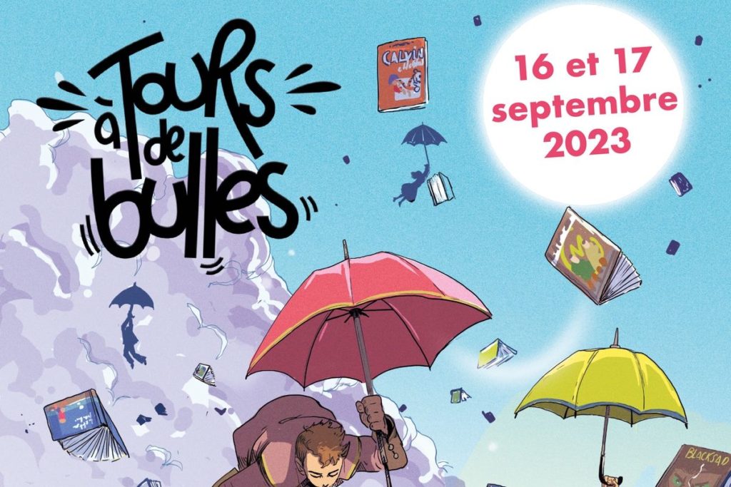 affiche 2023 festival BD tours à tours de bulles