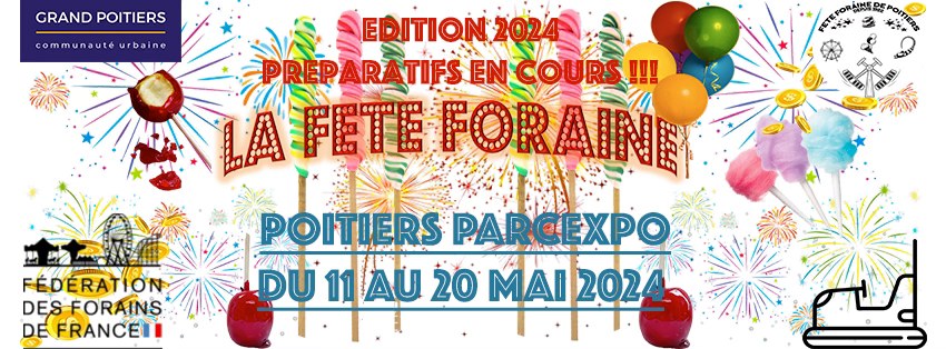 fête foraine poitiers 2024