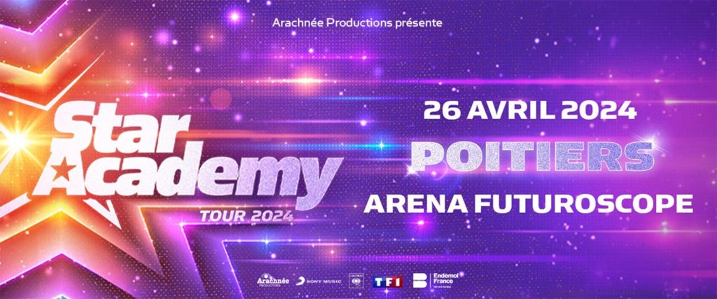 affiche concert star ac 2024 poitiers